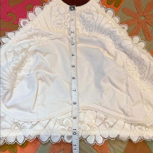 White Lace Halter Bralette size large - Picture 6 of 6